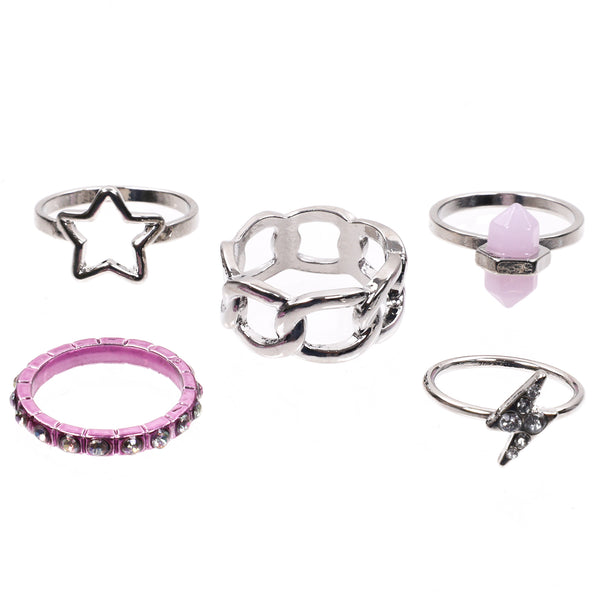 Capelli New York Girls 10 Pack Mixed Ring Set