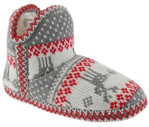 capelli new york Girls Fairisle Reindeer Knit Boot