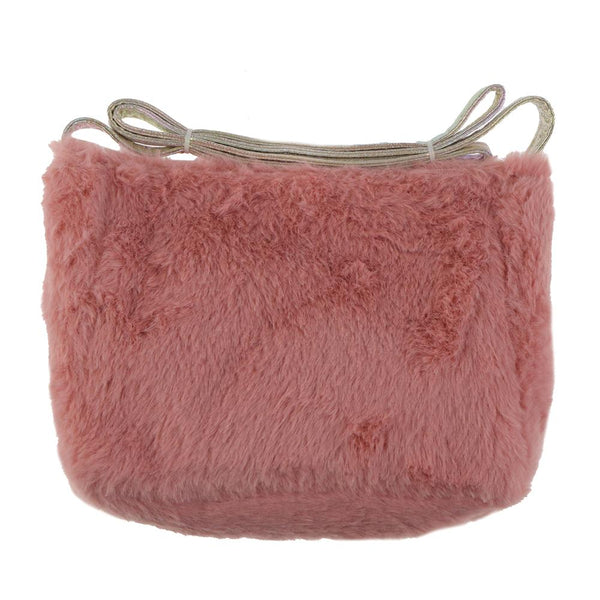 Capelli New York Girls Faux Fur Cross Body Bag