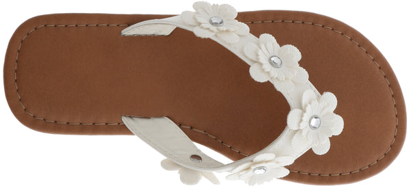 Capelli New York Girls Floral Flip Flop