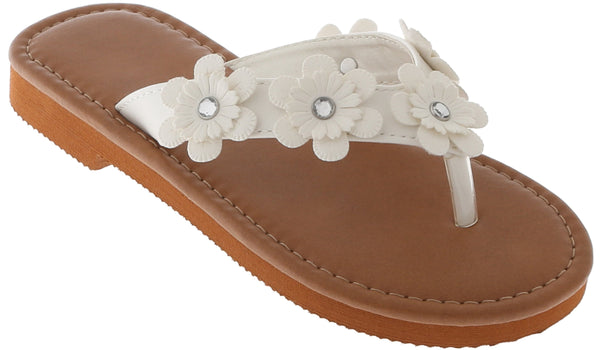 capelli new york Girls Floral Flip Flop