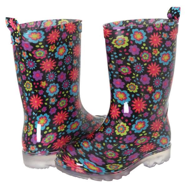 Capelli New York Girls Floral Jelly Rain Boot