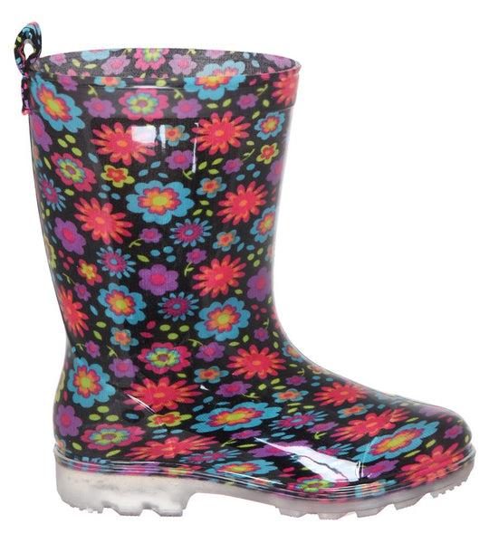 Capelli New York Girls Floral Jelly Rain Boot