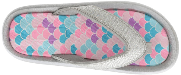 Capelli New York Girls Glitter Mermaid Flip Flop