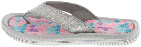 Capelli New York Girls Glitter Mermaid Flip Flop