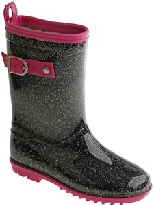 capelli new york Girls Glitter Rain Boot