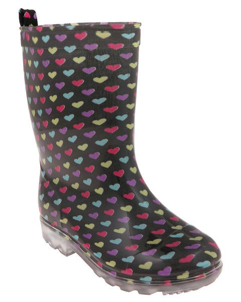 capelli new york Girls Hearts Jelly Rain Boot