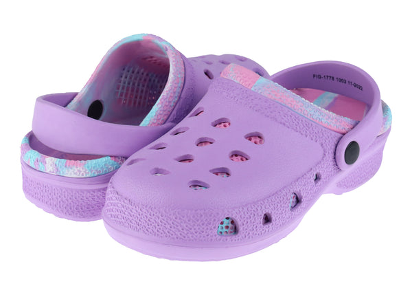 Capelli New York Girls Injected EVA Two Tone Clog