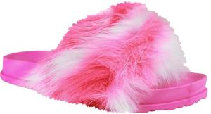 capelli new york Girls Multi Color Faux Fur Slide capelli new york Girls Multi Color Faux Fur Slide