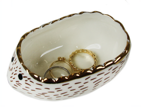 Capelli New York Hedgehog Ceramic Trinket Tray