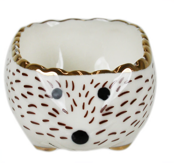 Capelli New York Hedgehog Ceramic Trinket Tray