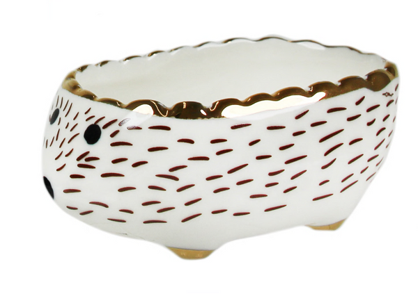 capelli new york Hedgehog Ceramic Trinket Tray