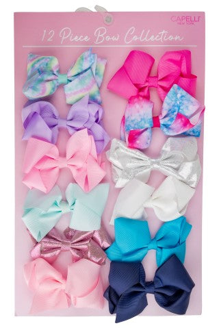 capelli new york Infant Girls 12 Pack Bow Set