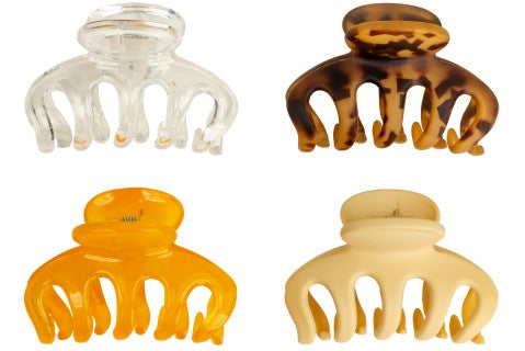 Capelli New York Ladies 4pc Claw Clip Set