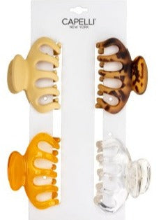 capelli new york Ladies 4pc Claw Clip Set