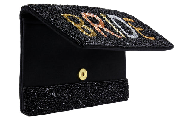 Capelli New York Ladies Beaded Bride Clutch