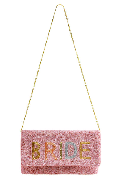 Capelli New York Ladies Beaded Bride Clutch