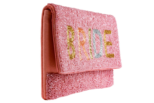 Capelli New York Ladies Beaded Bride Clutch