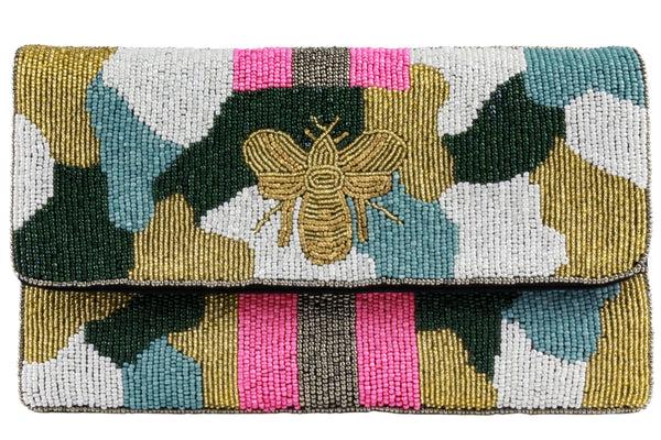 capelli new york Ladies Beaded Clutch