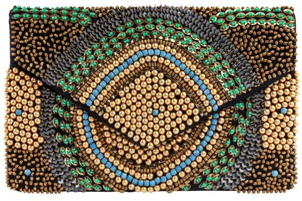 capelli new york Ladies Beaded Clutch
