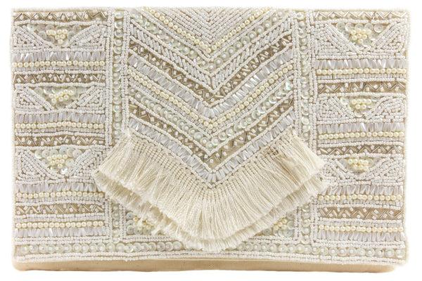 capelli new york Ladies Beaded Clutch