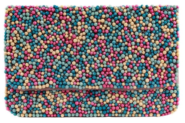 capelli new york Ladies Beaded Clutch