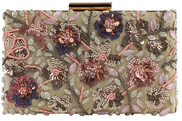 capelli new york Ladies Beaded Clutch