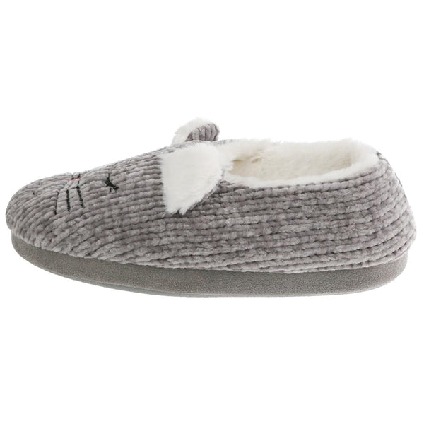 Capelli New York Ladies Cat Chenille Clog Slipper
