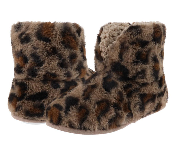 Capelli New York Ladies Faux Fur Boot Slipper