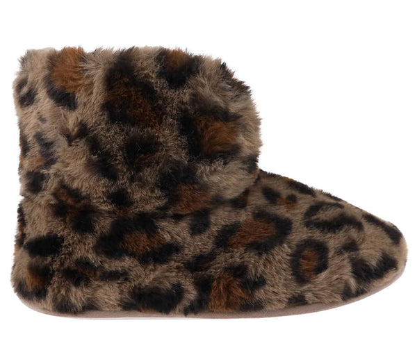 Capelli New York Ladies Faux Fur Boot Slipper
