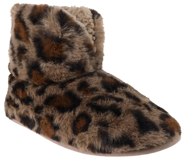capelli new york Ladies Faux Fur Boot Slipper