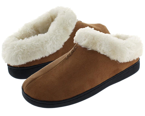 Capelli New York Ladies Faux Fur Clog Slipper