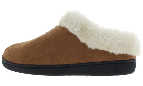 Capelli New York Ladies Faux Fur Clog Slipper