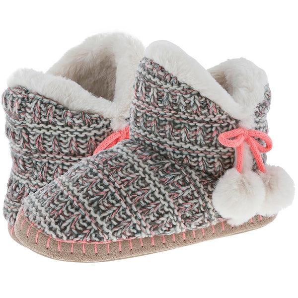 Capelli New York Ladies Woven Knit Slipper Boot