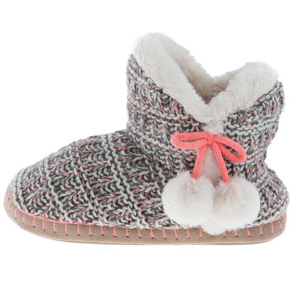 Capelli New York Ladies Woven Knit Slipper Boot