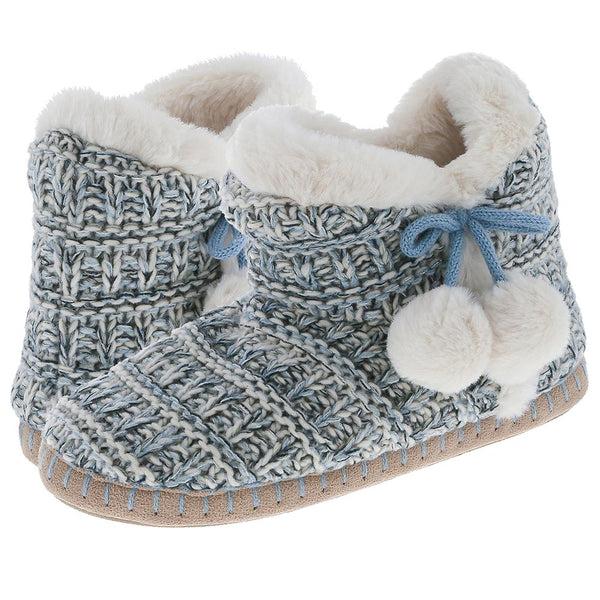 Capelli New York Ladies Woven Knit Slipper Boot