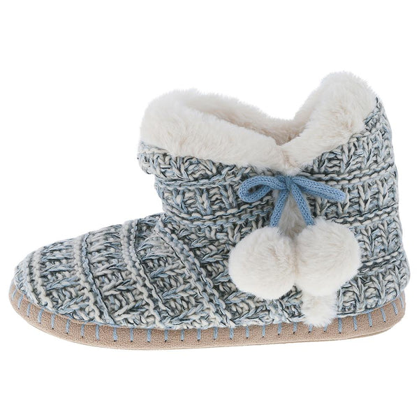 Capelli New York Ladies Woven Knit Slipper Boot