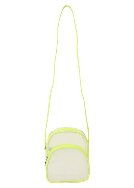 Capelli New York Mini PVC Clear Cross Body Bag