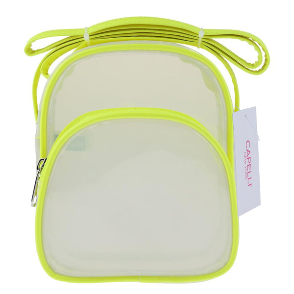 capelli new york Mini PVC Clear Cross Body Bag capelli new york Mini PVC Clear Cross Body Bag