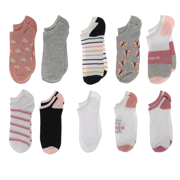 capelli new york Mom 10 Pack No Show Socks