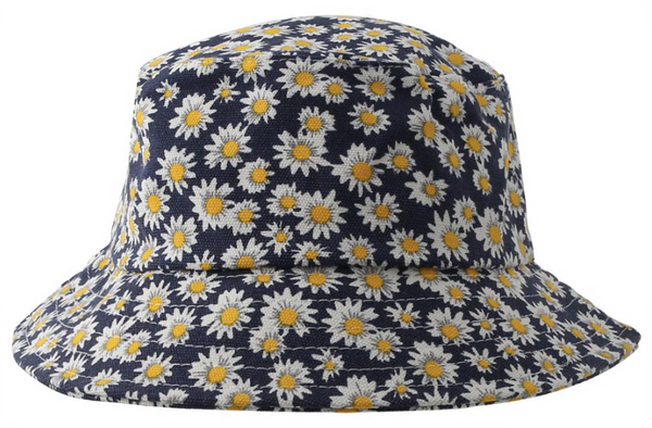 Capelli New York Navy Floral Bucket Hat
