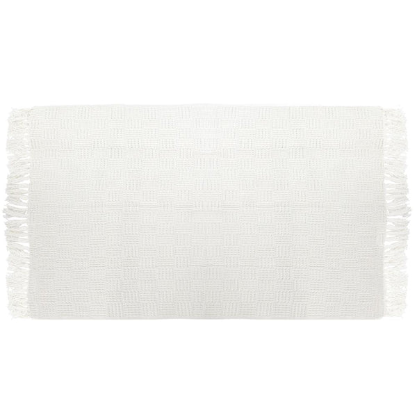 Capelli New York Woven Throw With Fringe