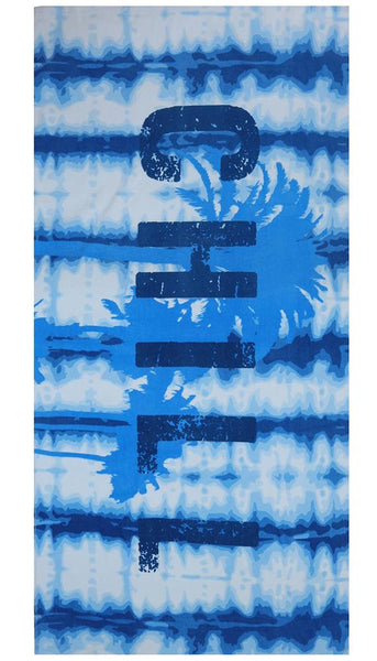 capelli new york Chill Palm Trees Cotton Velour Beach Towel