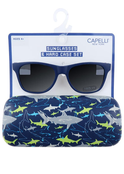 capelli new york Deep Sea Sharks Sunglasses & Case Set