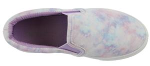 Capelli New York Girls Cloud Tie Dye Printed Faux Leather Sneaker
