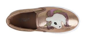 Capelli New York Girls Faux Leather Fashion Sneaker