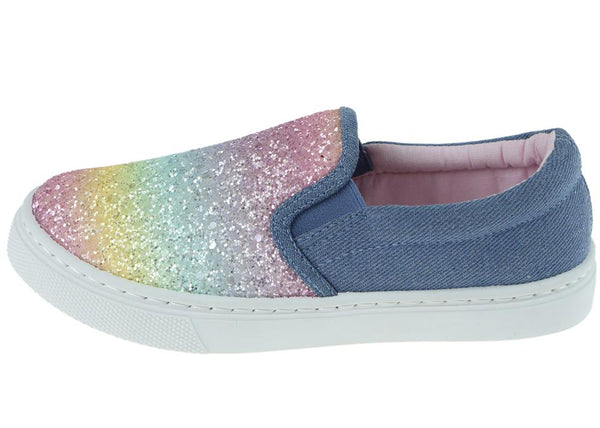 Capelli New York Girls Fine Glitter Fashion Sneaker
