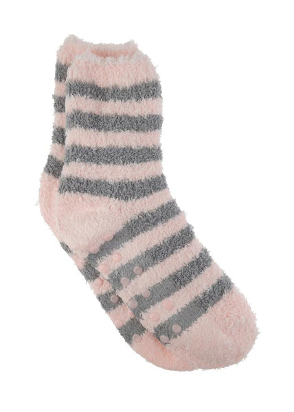 Capelli New York Girls Furry Koala Pouch Set With Striped Cozy Socks & Eye Mask