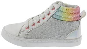Capelli New York Girls Iridescent Faux Leather Sneaker