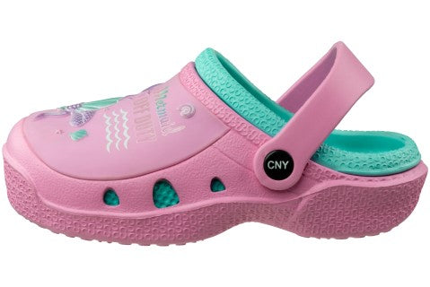 Capelli New York Girls Mermaid Off Duty Printed EVA Two-Tone Clog With Backstrap